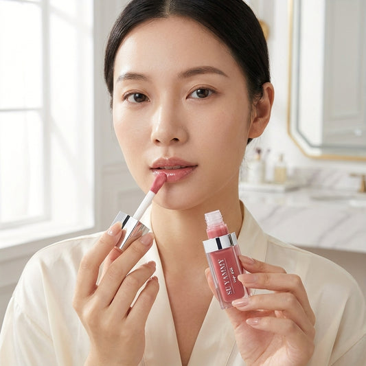 Hydrating Lip Glow Oil – Plumping Tinted Lip Gloss