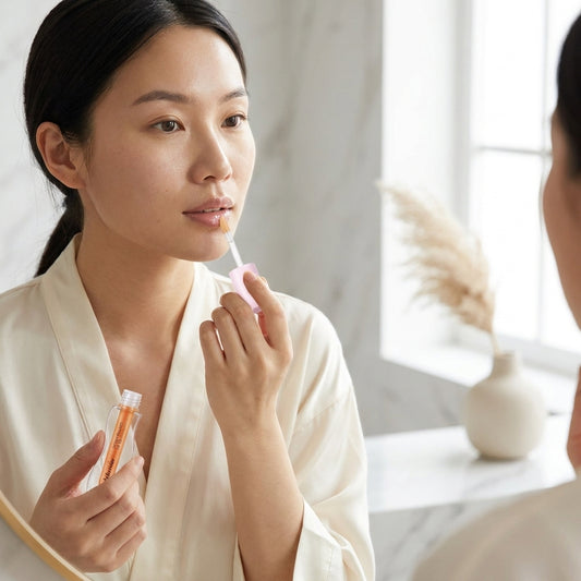 Crystal Fruit Honey Lip Oil – Plumping Tinted Lip Gloss, Strawberry