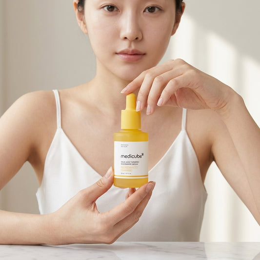Medicube Kojic Acid Turmeric Niacinamide Serum | Brightening Dark Spot Correcting Serum | Korean Skincare | 30ml