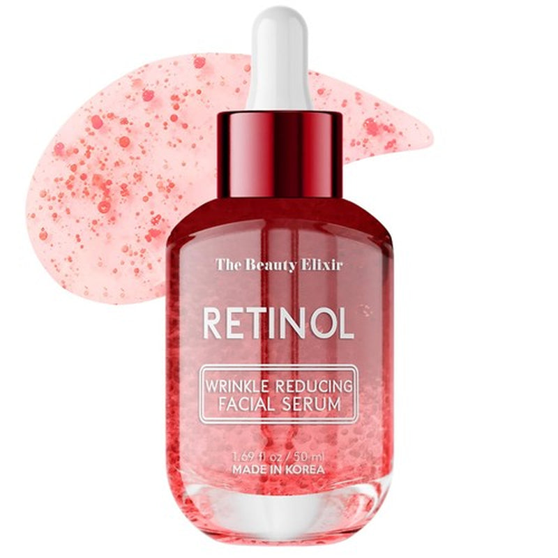 Korean Retinol Serum anti Aging Skin Care 1.69 Fl Oz Clean Beauty Elixir