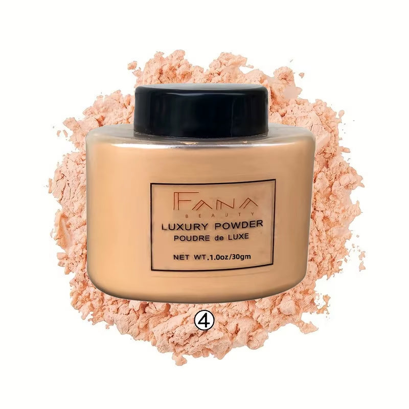 4 Colors Luxury Banana Powder Long-Lasting Waterproof Light and Breathable Oil-Controlling Setting Powder