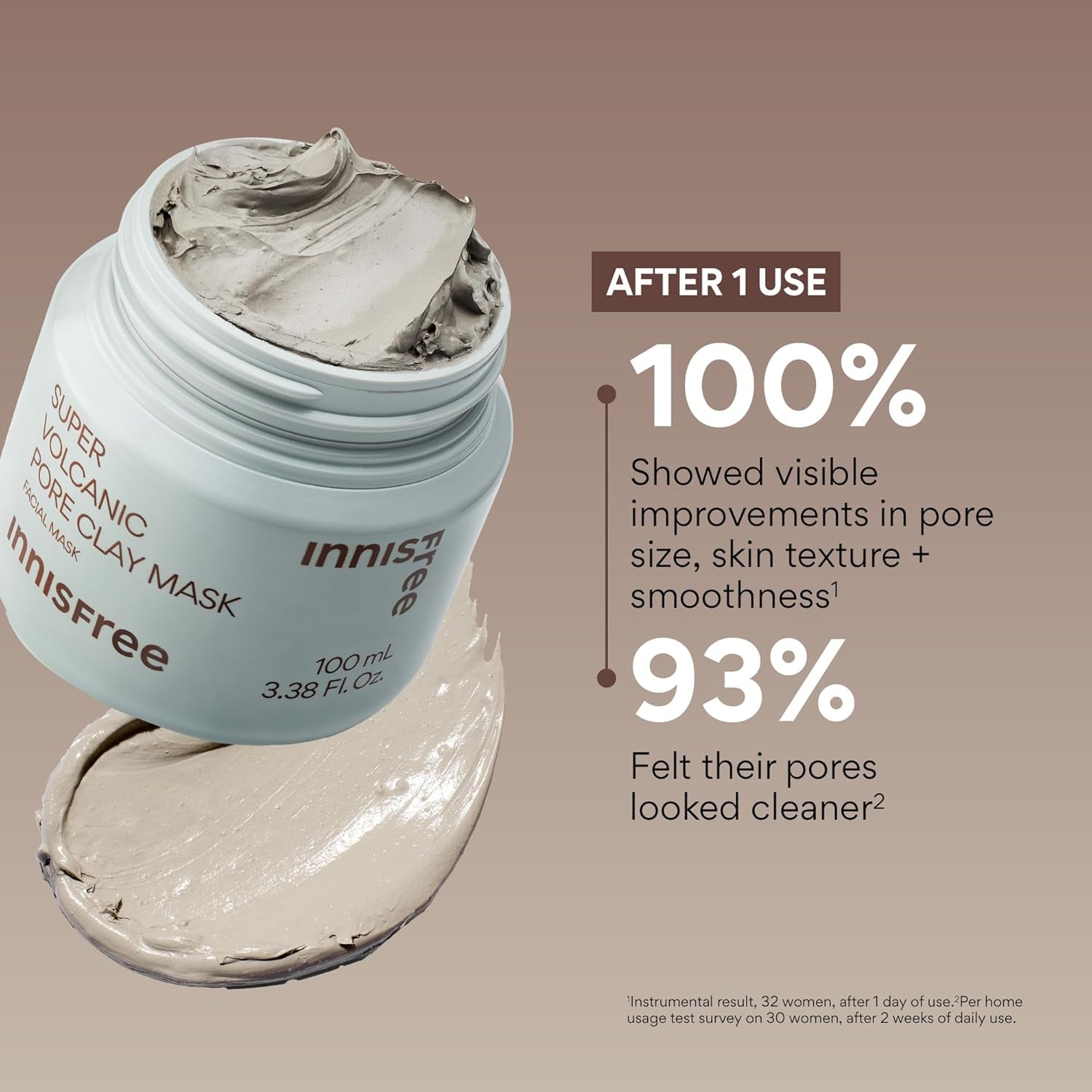 Super Volcanic Clay Masks - Pore & Sebum Clay Mask for Oily Skin, Dual Mask for Normal to Dry Skin, Available in Limited Edition & Gift Sets
