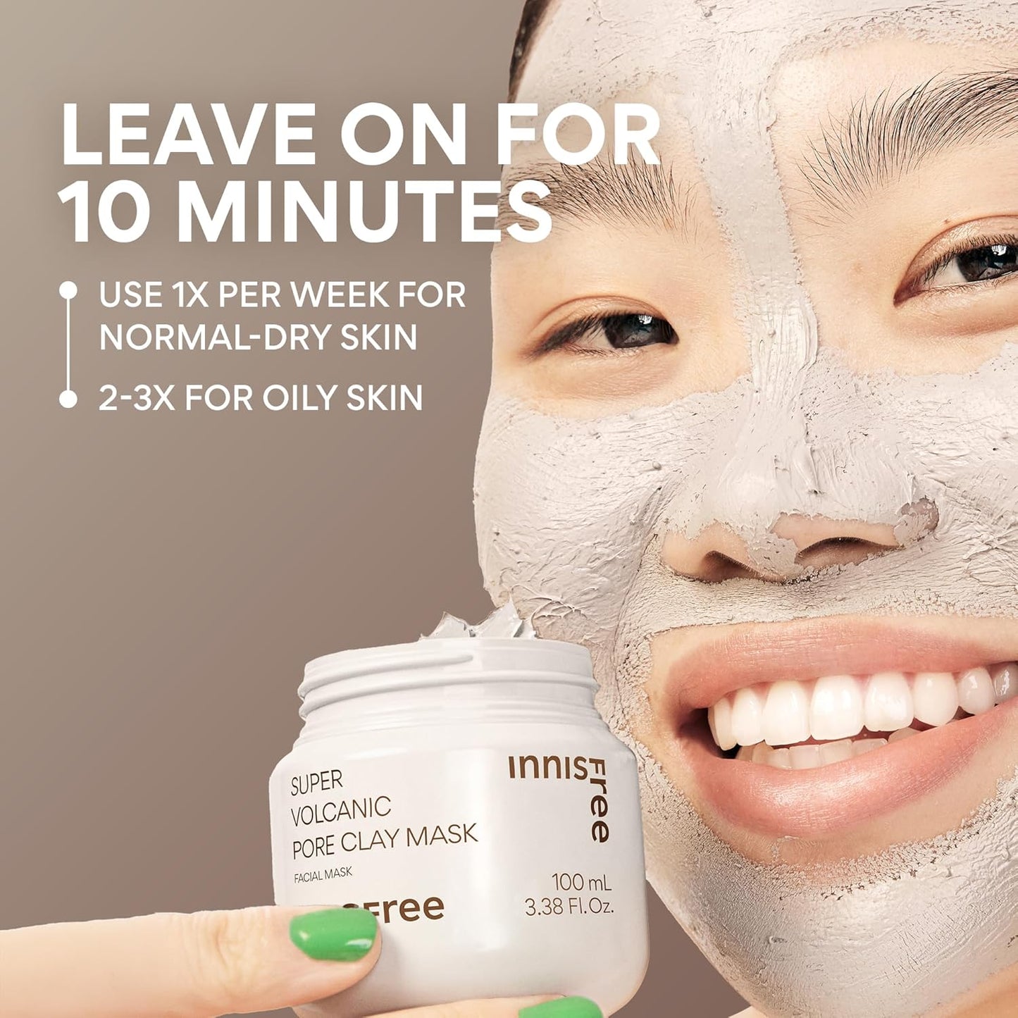 Super Volcanic Clay Masks - Pore & Sebum Clay Mask for Oily Skin, Dual Mask for Normal to Dry Skin, Available in Limited Edition & Gift Sets