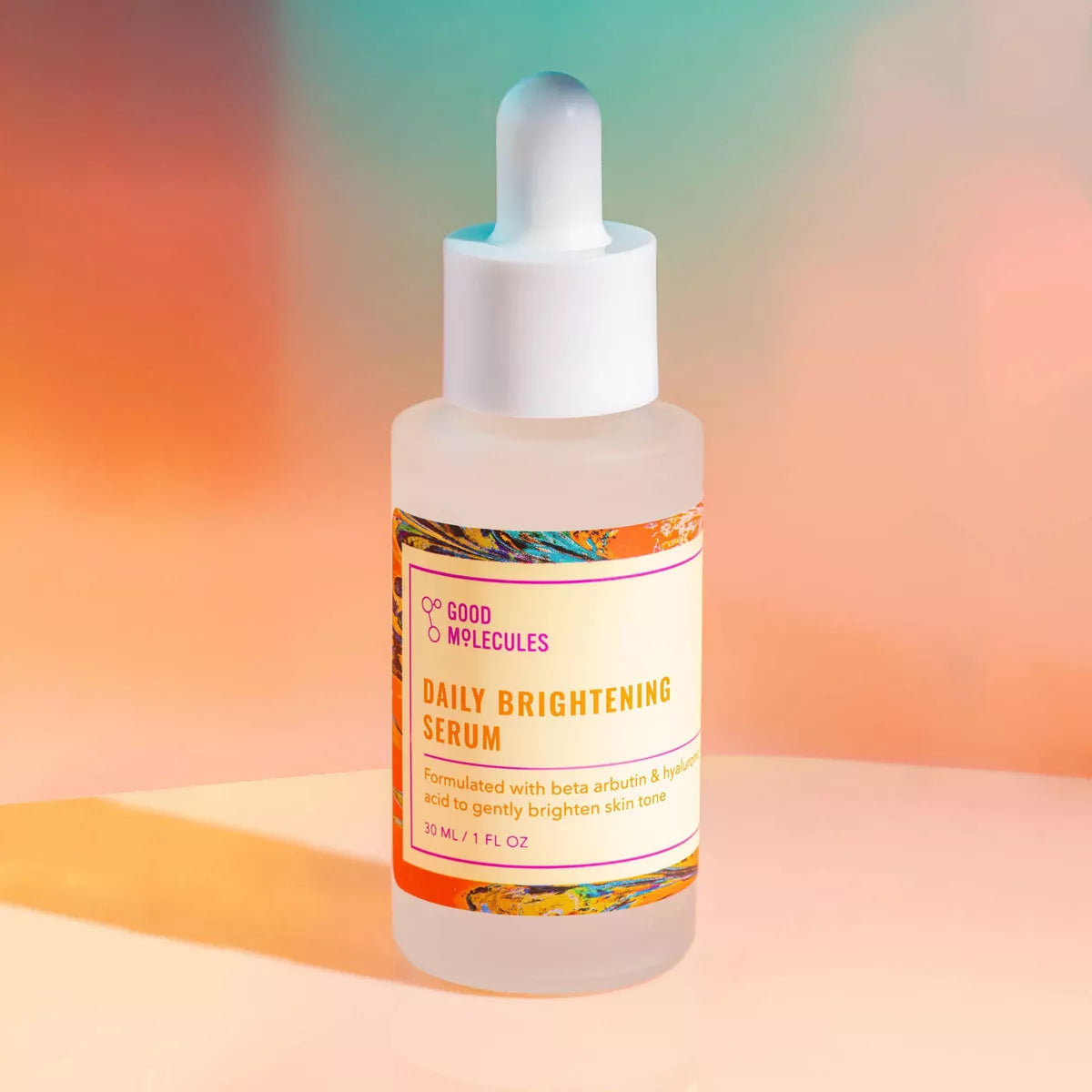 Good Molecules Daily Brightening Serum - 30Ml: No Fragrance, Vegan Formula for Normal, Oily & Sensitive Skin, Facial Serum