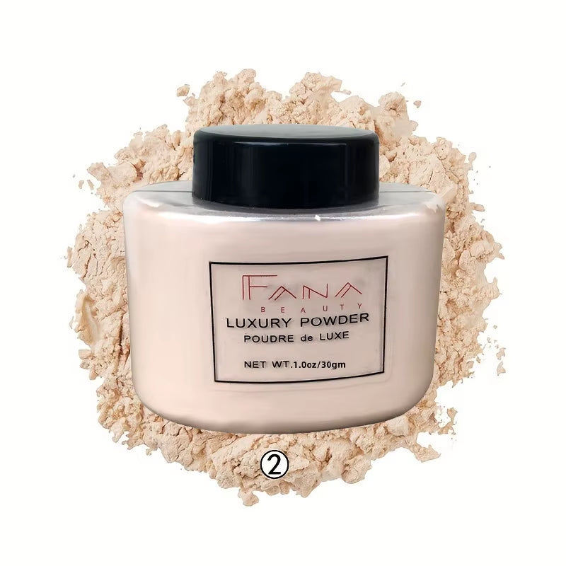 4 Colors Luxury Banana Powder Long-Lasting Waterproof Light and Breathable Oil-Controlling Setting Powder