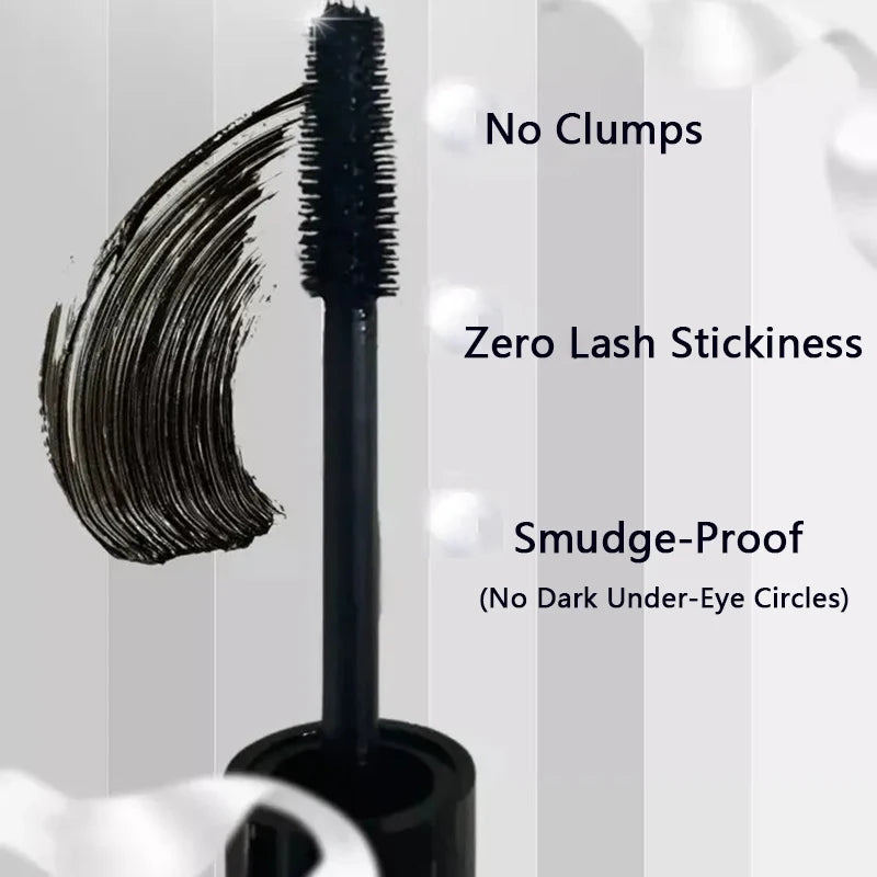 1/2/3PCS 7D Fiber Mascara Set Waterproof Durable Curling Mascara Sweatproof Anti-Smudge Slimming Base Mascara for All Skin Types