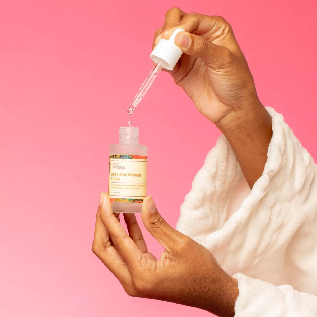 Good Molecules Daily Brightening Serum - 30Ml: No Fragrance, Vegan Formula for Normal, Oily & Sensitive Skin, Facial Serum