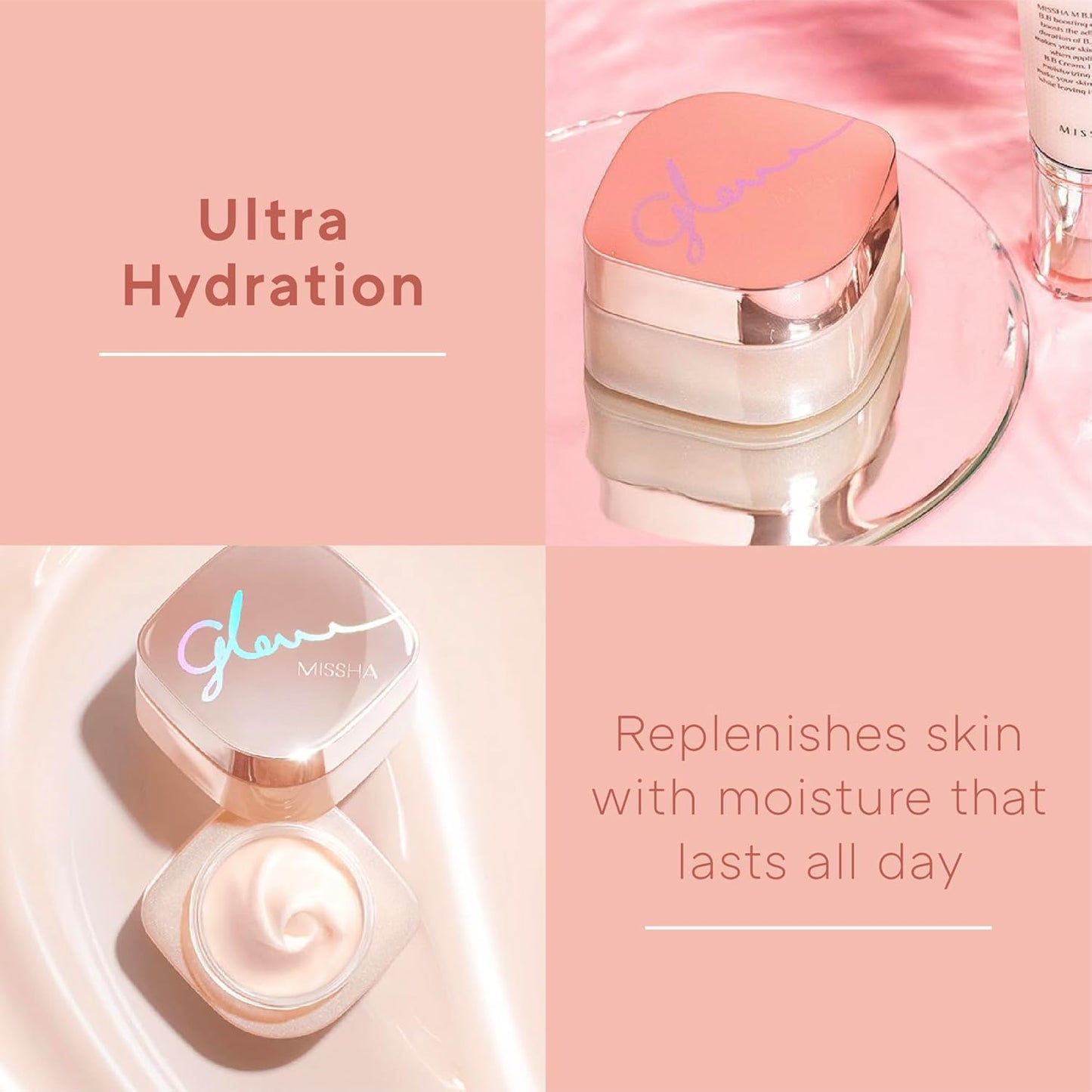 Glow Skin Balm 1.69 Fl Oz/ 50Ml 4-In-1 Primer, Moisturizing Cream, Morning Pack, Luminizing Cream for a Flawless Natural Glow, Glass Skin
