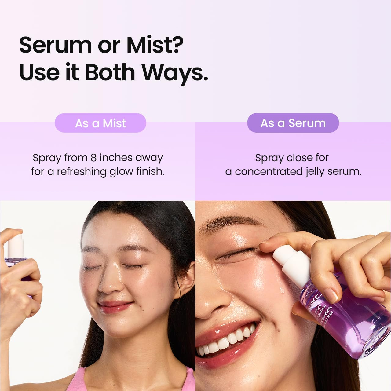 Caviar PDRN Jelly Serum Mist, Hydrating Face Mist, Revitalizing & Radiance Face Spray, Sprayable Hydrogel, Travel Essentials & Self Care Gifts for Women, Korean Skin Care | 1.69 Fl.Oz