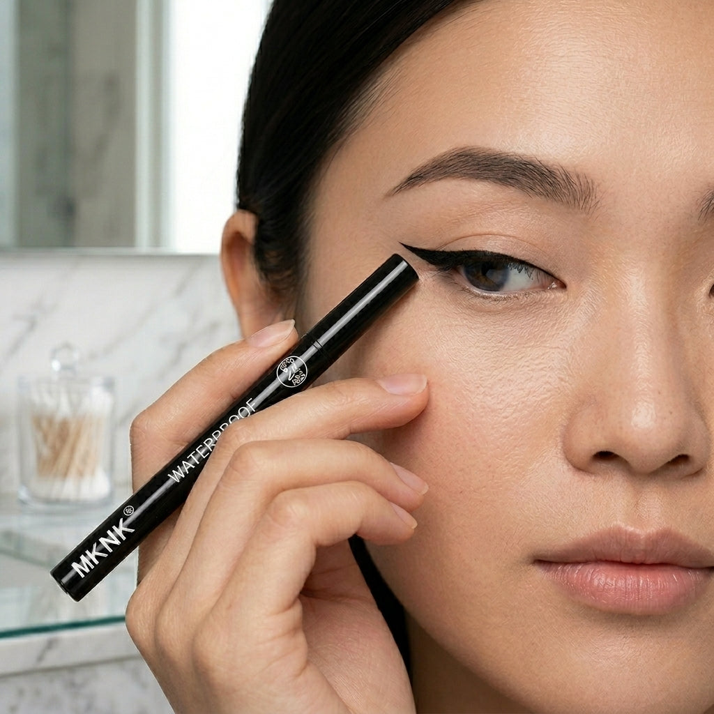 Quick-Dry Liquid Eyeliner Pen – Matte Waterproof Long-Wear