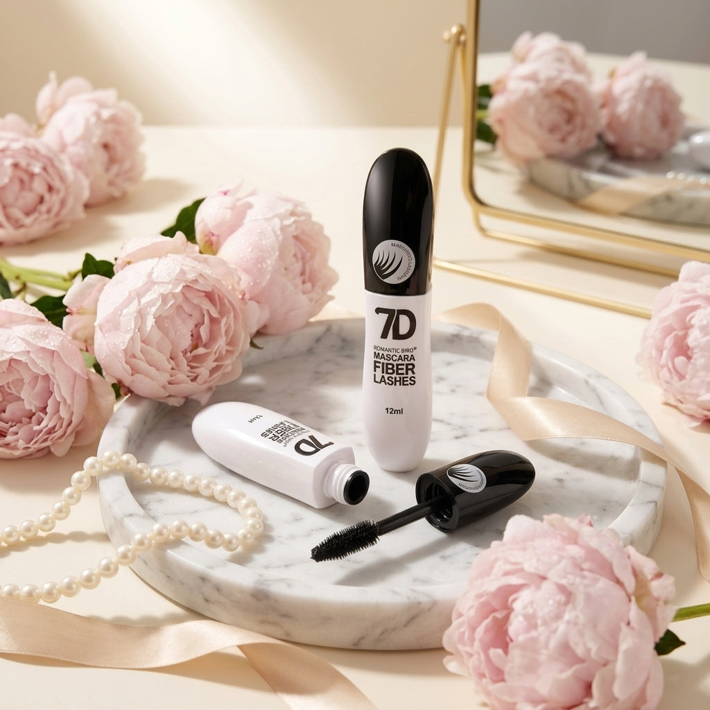 7D Fiber Mascara Set – Waterproof Lengthening & Curling
