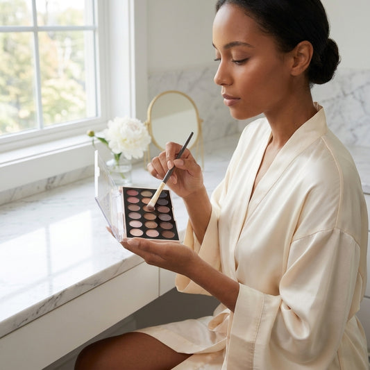 ANNA ROSE 18-Color Eyeshadow Palette – Matte & Shimmer