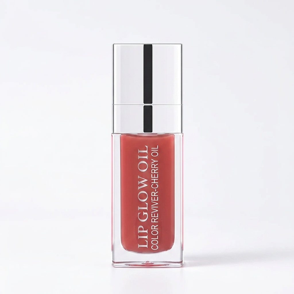 Moisturizing Lip Oil – Plumping & Exfoliating Pink Lip Gloss Balm