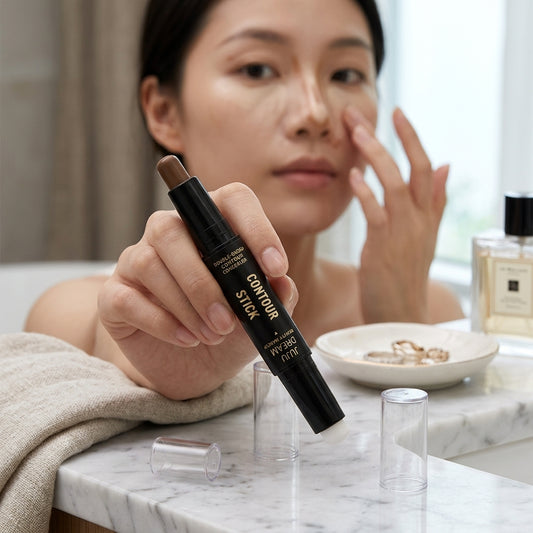 Dual-Ended Contour & Concealer Stick — Long-Lasting Coverage