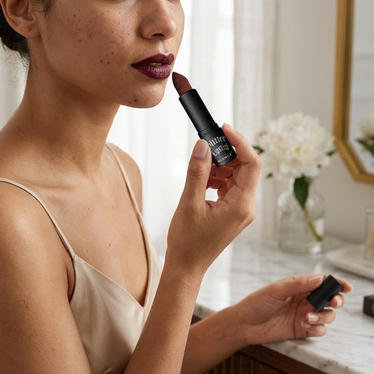 7-Color Glitter Lipstick Set — Diamond Pearlescent, Waterproof