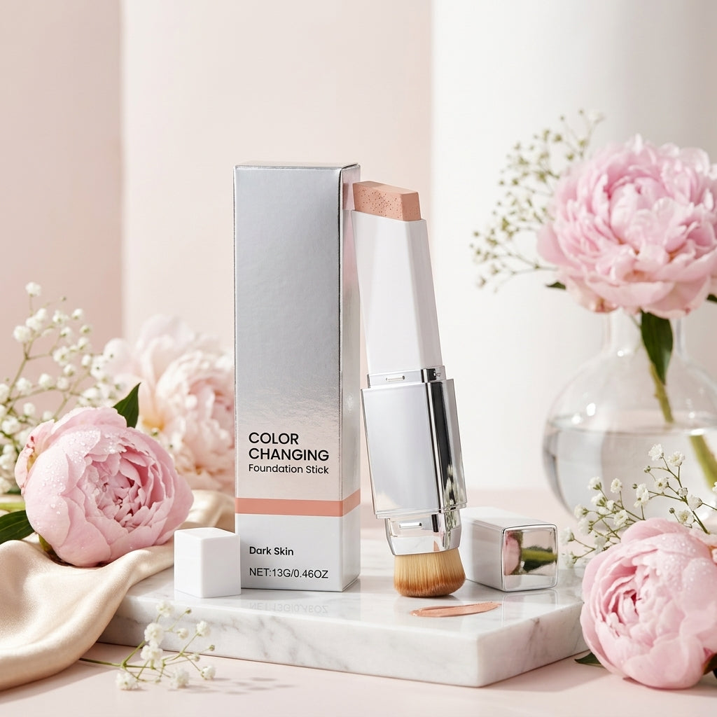 Color Changing Foundation Stick - Korean Tone-Adapting Concealer Balm