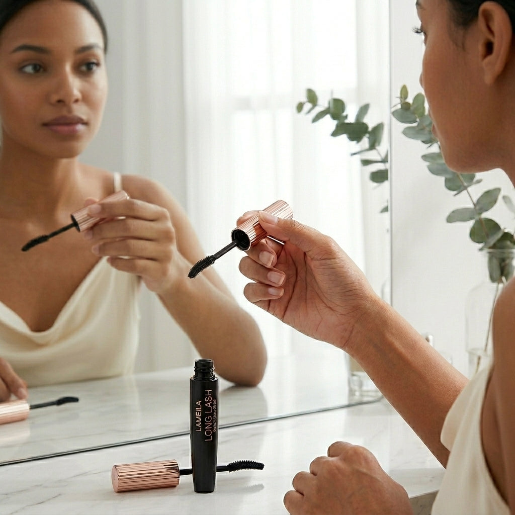4D Waterproof Mascara — Volumizing, Curling & Long-Lasting