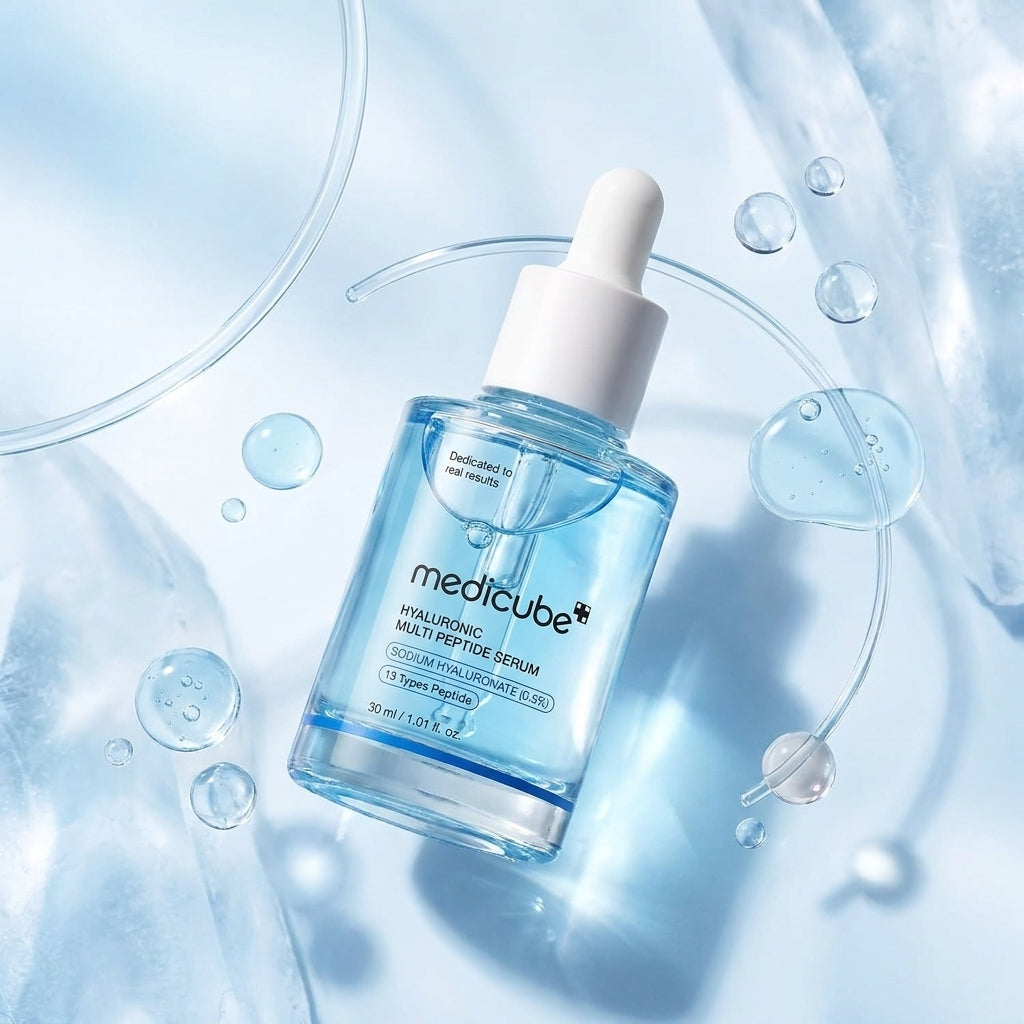 Medicube Hyaluronic Multi Peptide PDRN Serum – Deep Hydration, Skin Barrier Support & Glass Skin Glow (30ml)