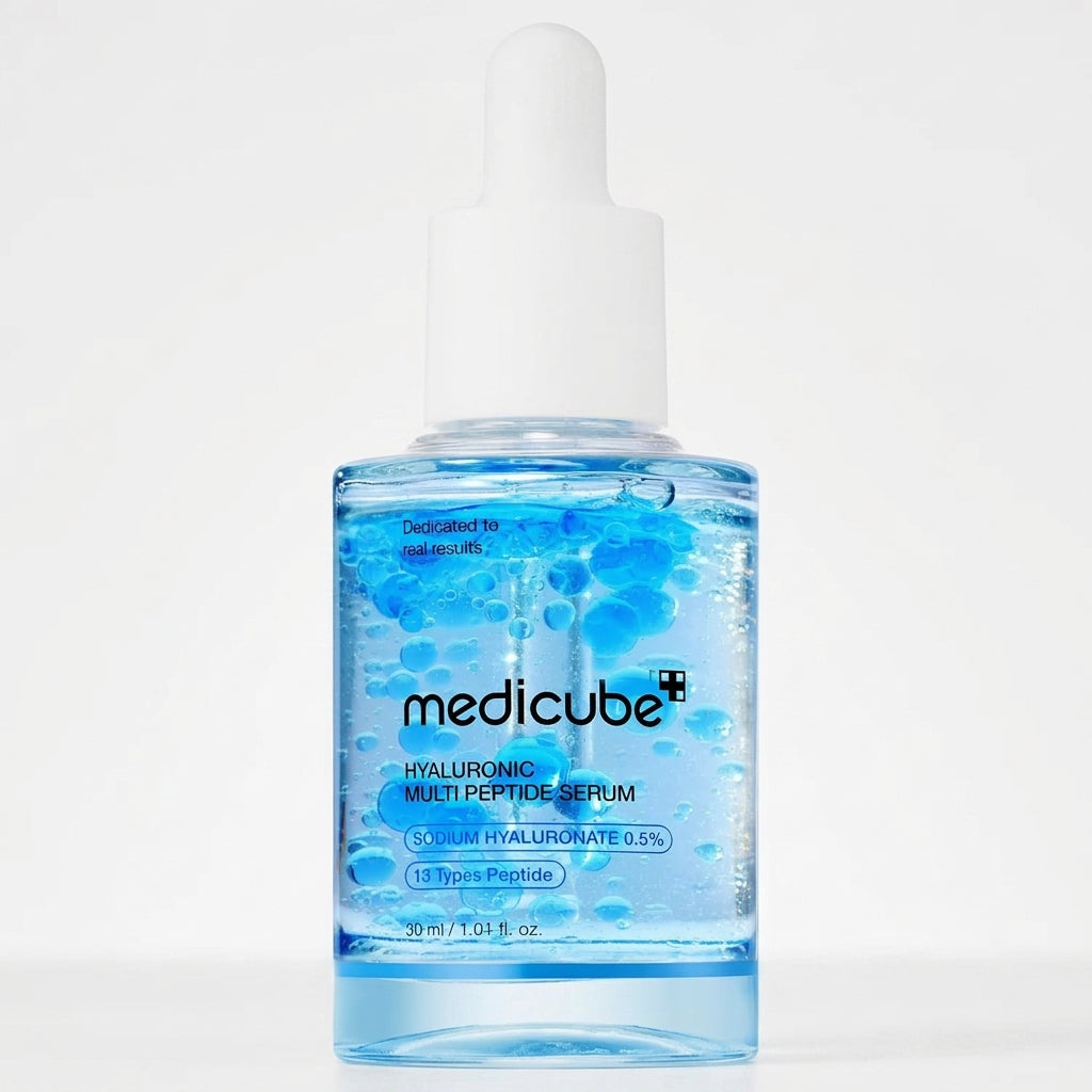 Medicube Hyaluronic Multi Peptide PDRN Serum – Deep Hydration, Skin Barrier Support & Glass Skin Glow (30ml)
