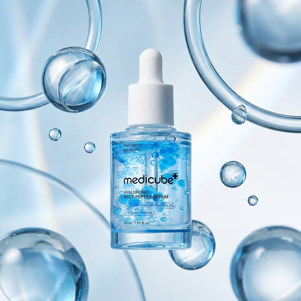 Medicube Hyaluronic Multi Peptide PDRN Serum – Deep Hydration, Skin Barrier Support & Glass Skin Glow (30ml)