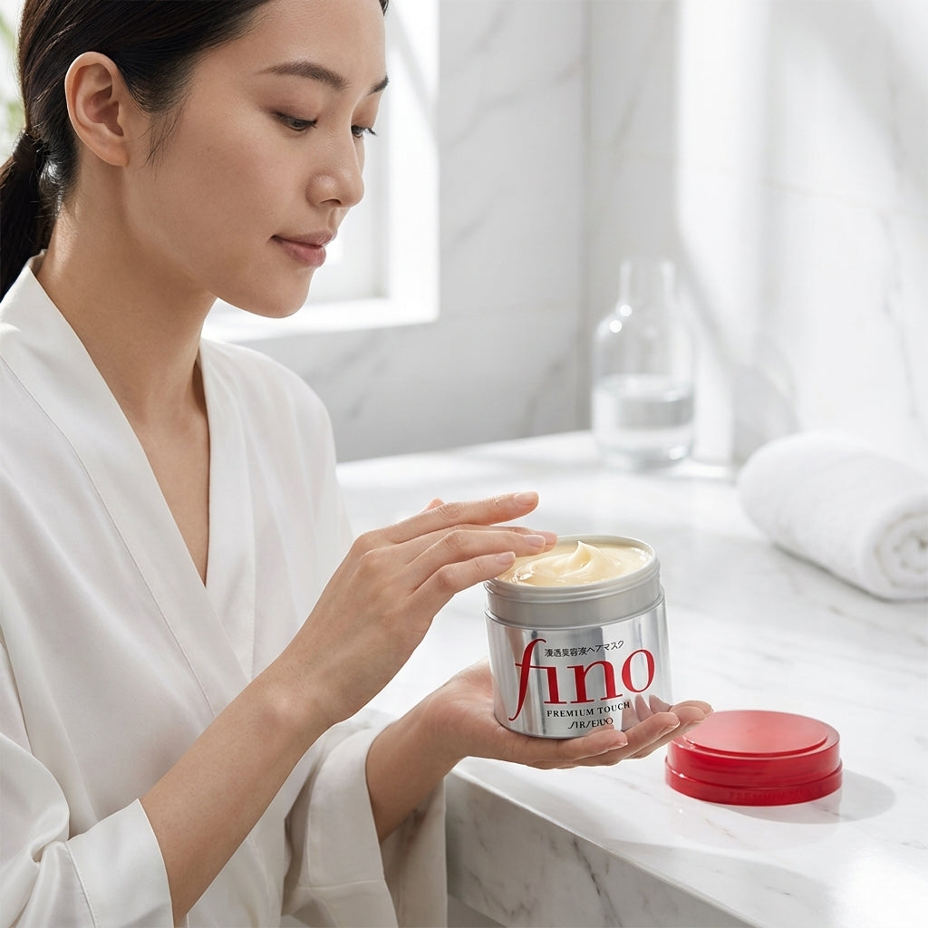 Fino Moisturizing Hair Mask with Royal Jelly EX, 8.1 Oz