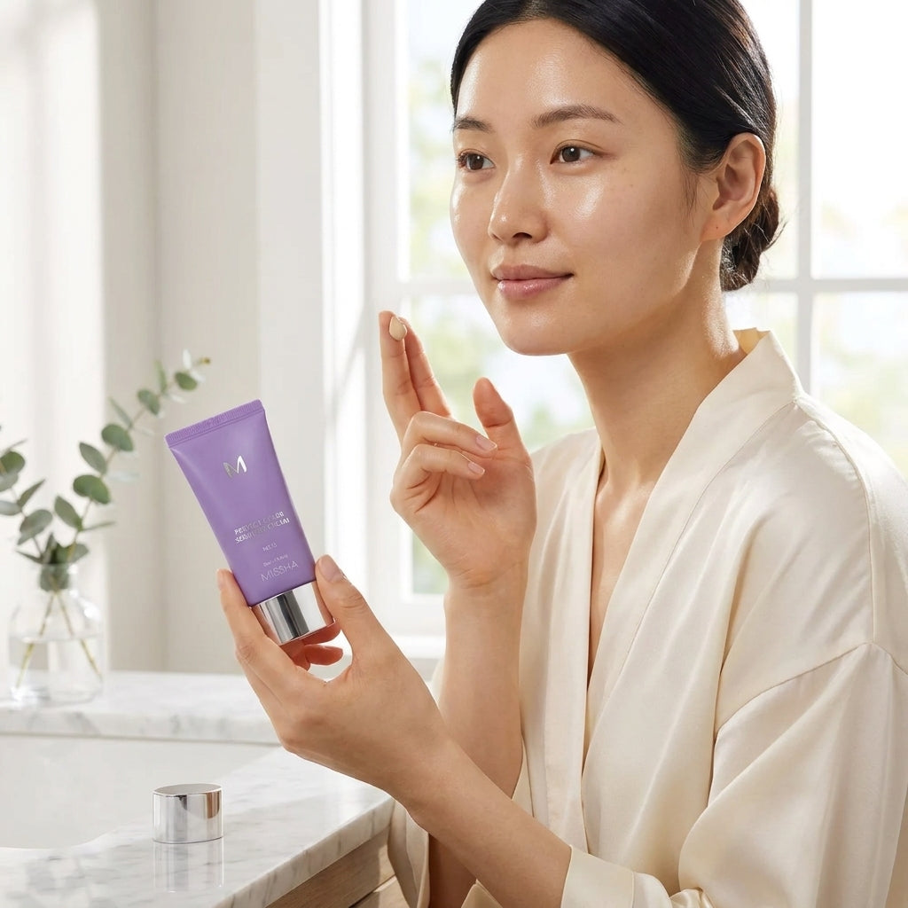 MISSHA M Perfect Cover Serum BB Cream #17 Light Beige – Korean Skincare-Makeup Hybrid with 10 Probiotics, Bifida Ferment Lysate & Superfood Complex | 24H Glow, Buildable Coverage & Anti-Aging | Paraben-Free – 35ML (1.18 Fl. Oz.)