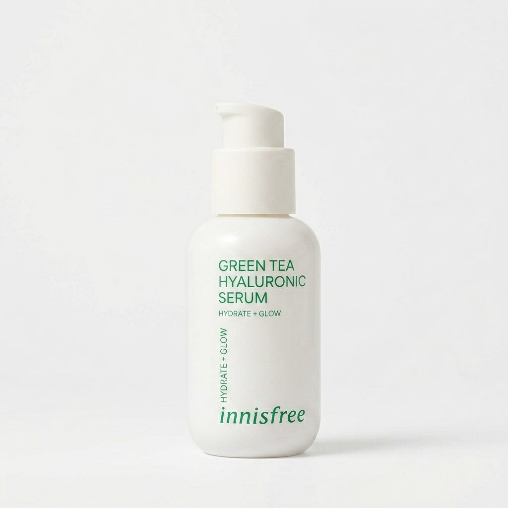 Innisfree Green Tea Seed Hyaluronic Serum – Korean Face Serum with Encapsulated Hyaluronic Acid, Niacinamide & Tri-Biotics | 72-Hour Hydration, Skin Barrier Repair & Glow for All Skin Types | Fragrance-Free, Vegan & Cruelty-Free