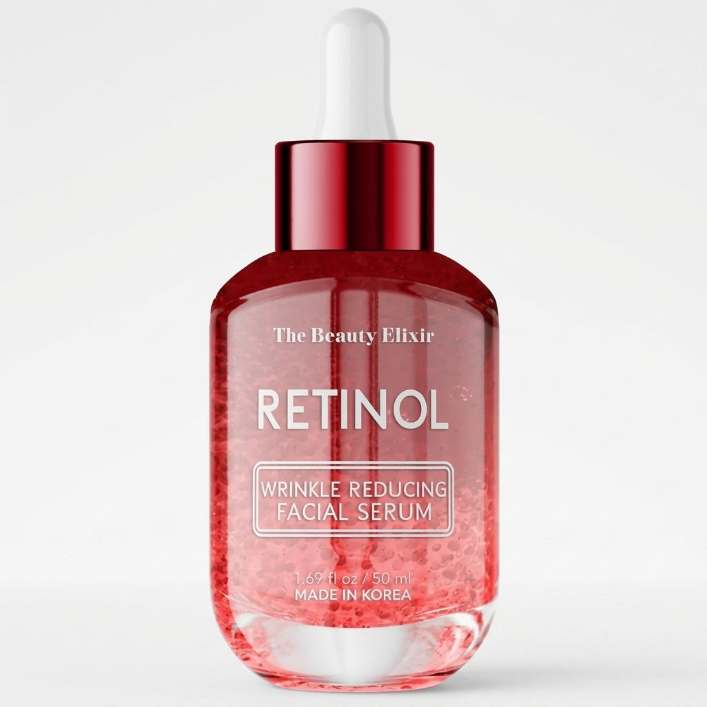 The Beauty Elixir Korean Retinol Serum | Anti-Aging Face Elixir – 1.69 fl oz | Clean Beauty Formula