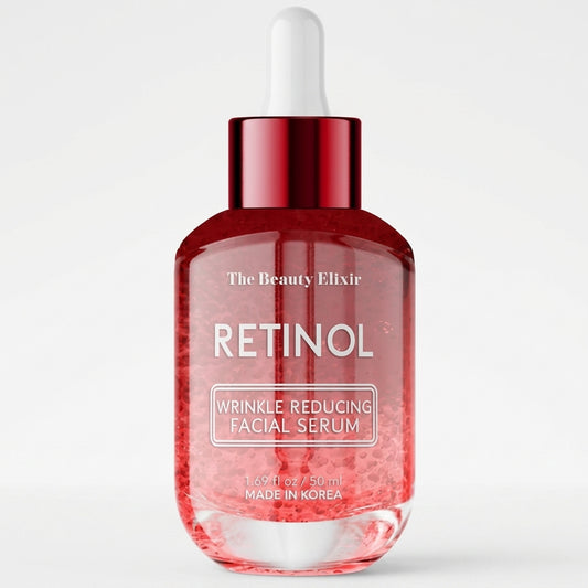 The Beauty Elixir Korean Retinol Serum | Anti-Aging Face Elixir – 1.69 fl oz | Clean Beauty Formula