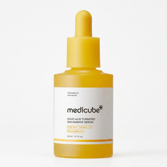 Medicube Kojic Acid Turmeric Niacinamide Serum | Brightening Dark Spot Correcting Serum | Korean Skincare | 30ml
